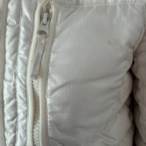 J CREW Ivory Cream Lightweight Down Puffer Winter Jacket Coat XS - Picture 11 of 15